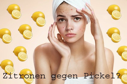 Zitronen gegen Pickel, Akne und Mitesser